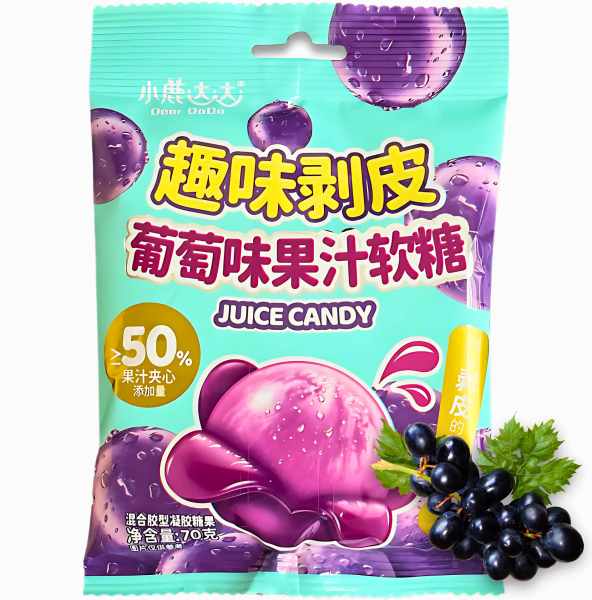 Deer DaDa - Peel Off Purple Grape 70g